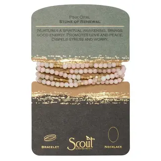 Scout Stone Wrap: Pink Opal- Stone of Renewal