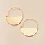 Scout Refined Earring- Lunar Hoop/Gold Vermeil