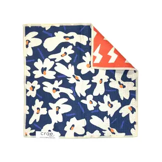 Crae.Home Aqua Daisy- Reversible Washcloth