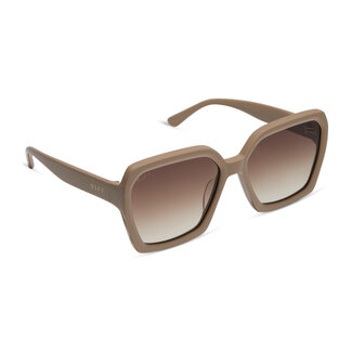 Diff Eyewear Sloane Almond + Brown Gradient