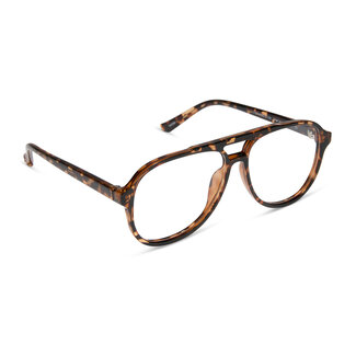 Diff Eyewear Tatum espresso tortoise + blue light reader 3.0