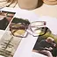 Diff Eyewear Alex light pink crystal + blue light reader 3.0