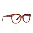 Diff Eyewear Ava-Amber Tortoise + bluelight 2.5