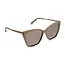Diff Eyewear Becky ii -Brushed gold almond temple tips+ silver flash