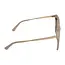 Diff Eyewear Becky ii -Brushed gold almond temple tips+ silver flash