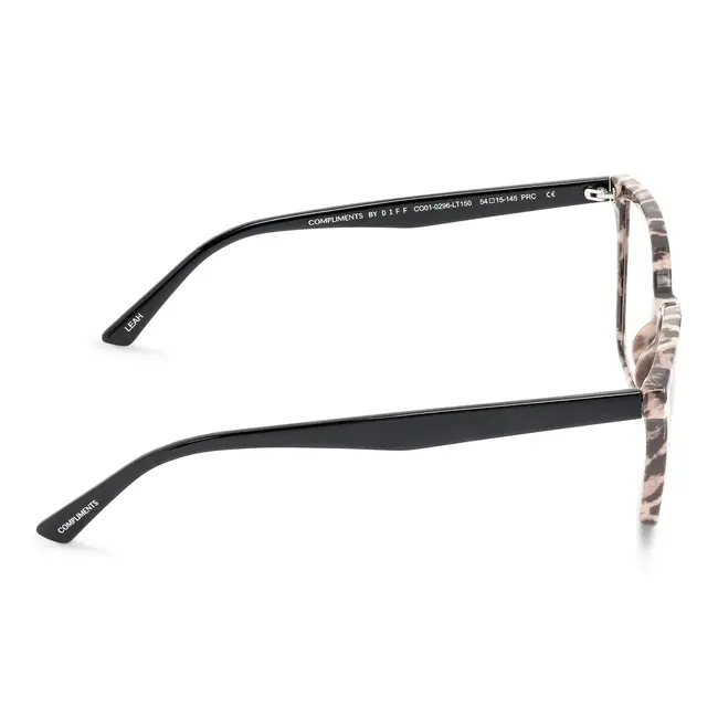 Diff Eyewear Leah Leopard Tortoise Bluelight reader 2.0