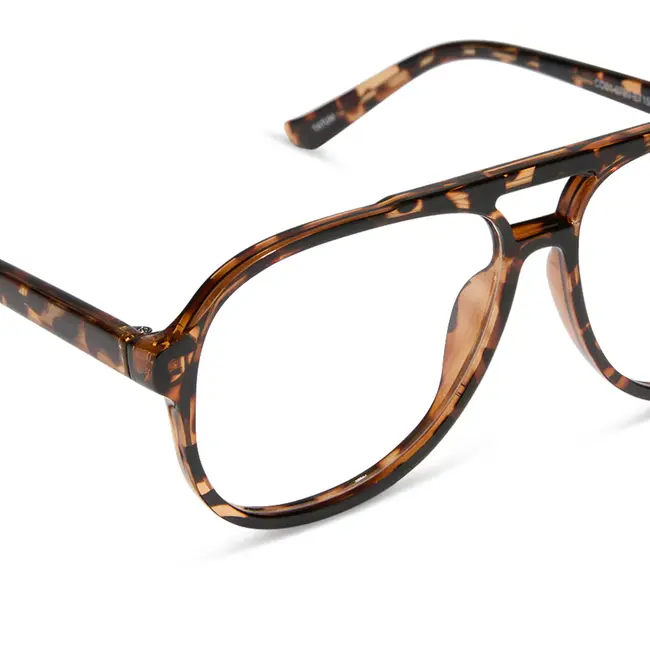 Diff Eyewear Tatum espresso tortoise + blue light reader 3.0