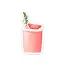Isabella MG & Co. Pink Grapefruit Cocktail Sticker