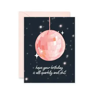 Isabella MG & Co. Sparkly Disco Birthday Card