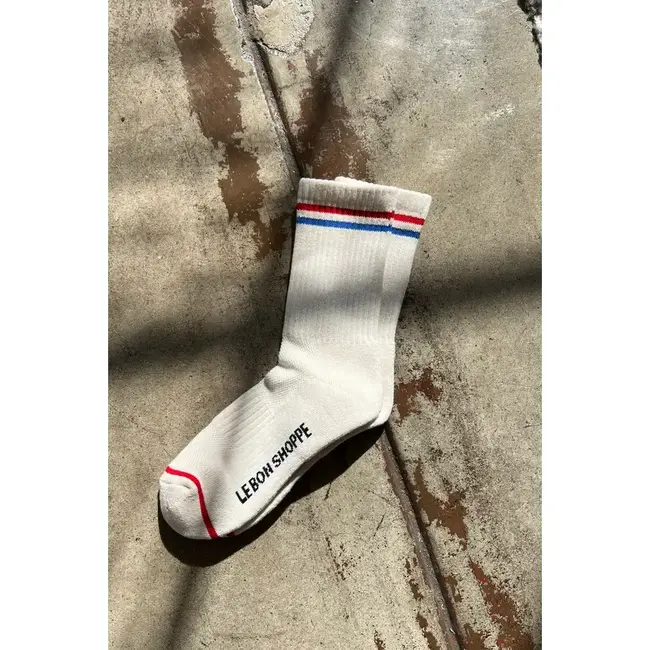 Le Bon Shoppe Boyfriend Sock-Milk