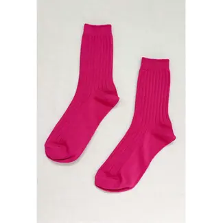Le Bon Shoppe Her Socks-Fuchsia