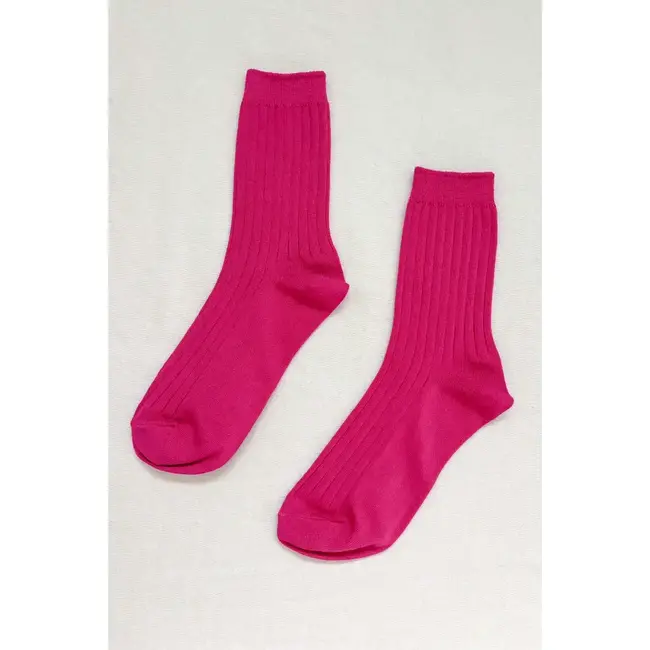 Le Bon Shoppe Her Socks-Fuchsia