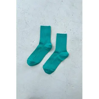 Le Bon Shoppe Her Socks- Turquoise