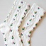 Tiepology Romantic Floral Sock-White