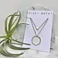 Minor Metal Jewelry Gold Circle Layered Necklace Set