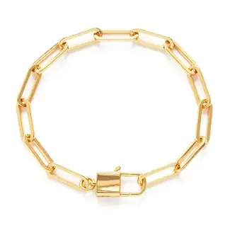 Amano Studio Paperclip Padlock Bracelet