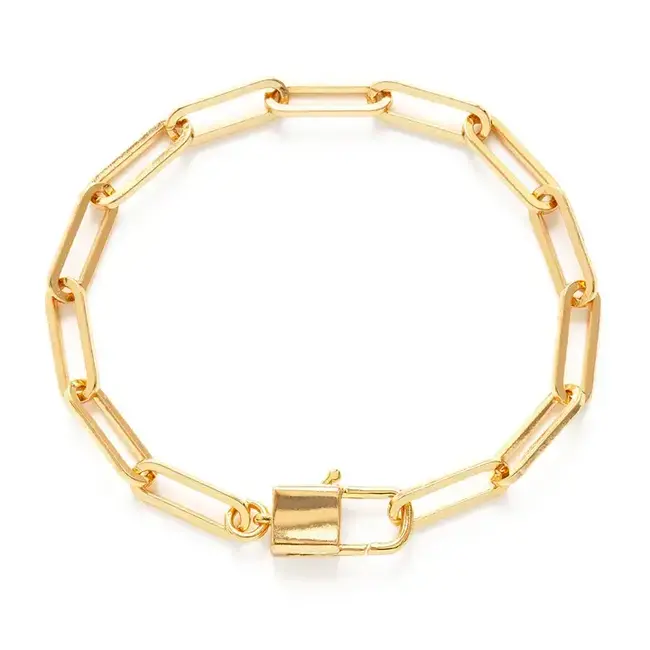 Amano Studio Paperclip Padlock Bracelet