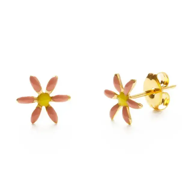 Amano Studio Pink Daisy Stud Earrings