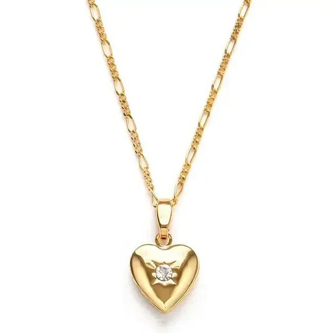 Amano Studio Small Heart Locket Gold