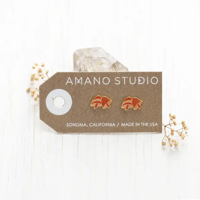 Amano Studio 70's Mushroom Studs