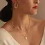 Amano Studio Heart with Eye Necklace