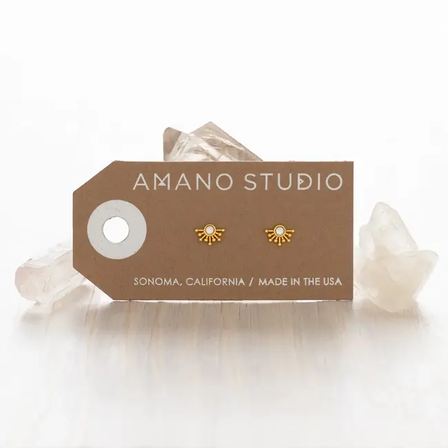 Amano Studio Rays of Light Studs- Crystal