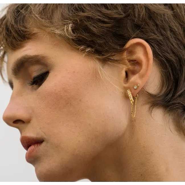 Amano Studio Tiny Dot Studs- Crystal