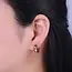 GF Faceted Huggie Hoop Earring