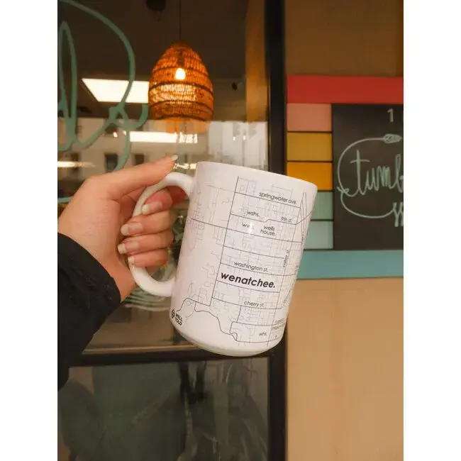 Well Told Home Town Map 15oz Mug