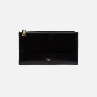 Hobo Jill Large Bifold Wallet-Black