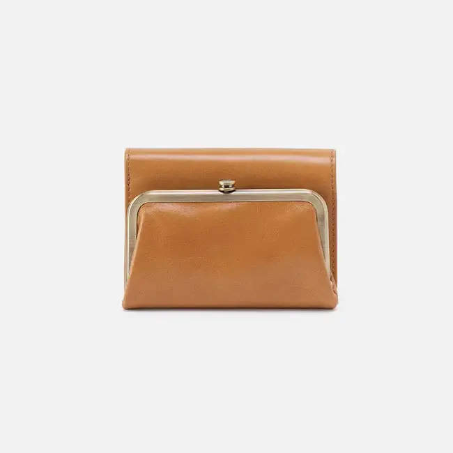 Hobo Robin Compact Wallet-Natural