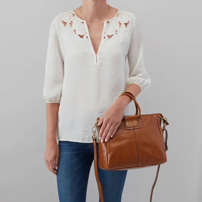 Hobo Sheila Medium Satchel-Truffle
