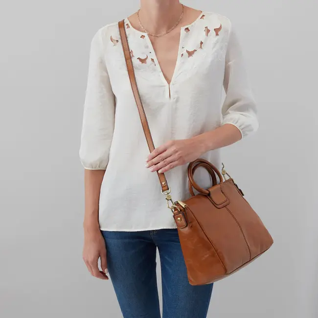Hobo Sheila Medium Satchel-Truffle