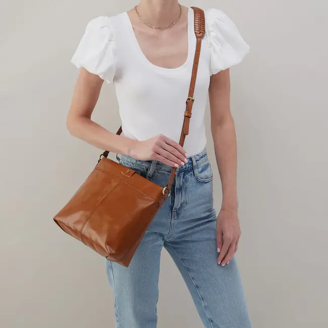 Hobo Romy Medium Crossbody-Truffle