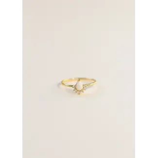 JaxKelly Opal Burst Ring - 9