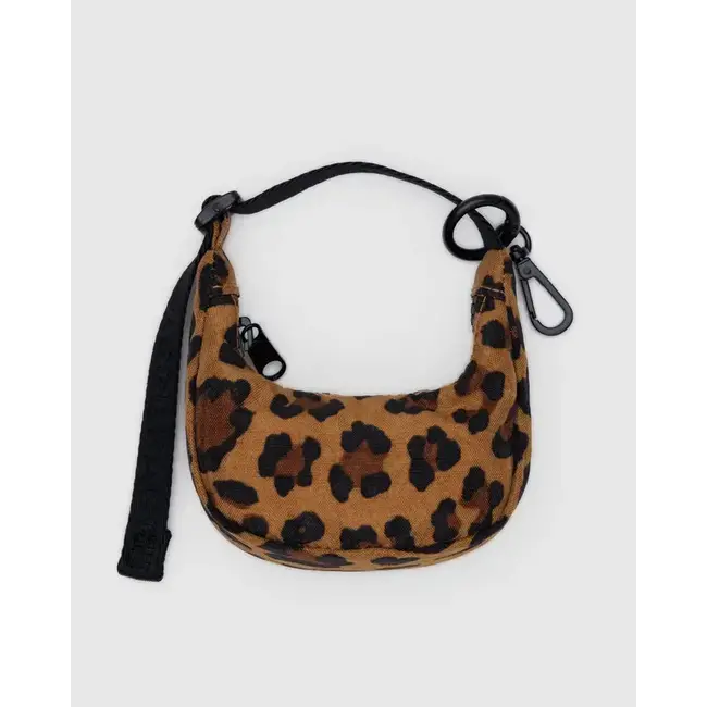 Baggu Crescent Bag Charm-Leopard