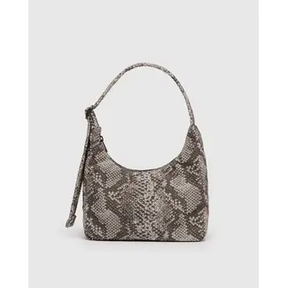 Baggu Mini Nylon Shoulder Bag- Snake Skin