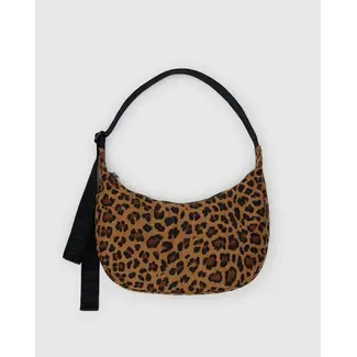 Baggu Medium Nylon Crescent Bag - Leopard
