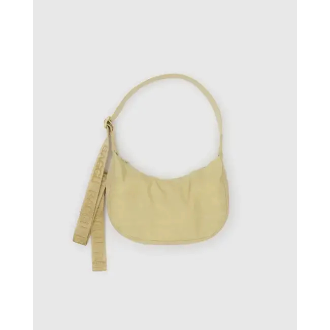 Baggu Small Nylon Crescent Bag - Butter