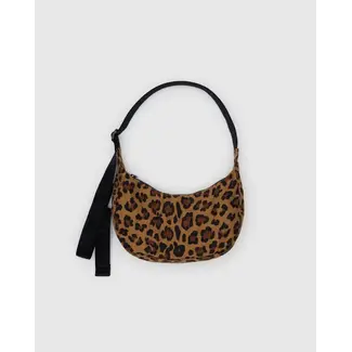 Baggu Small Nylon Crescent Bag - Leopard