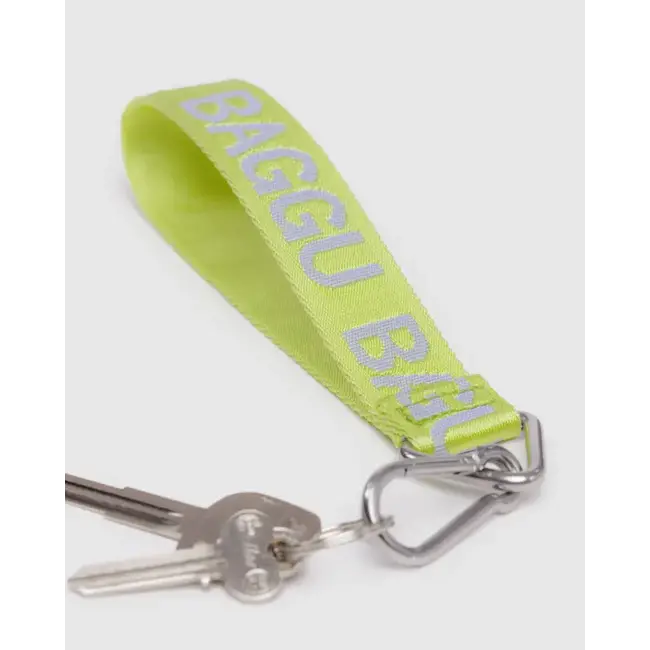 Baggu Logo Keychain-Citron