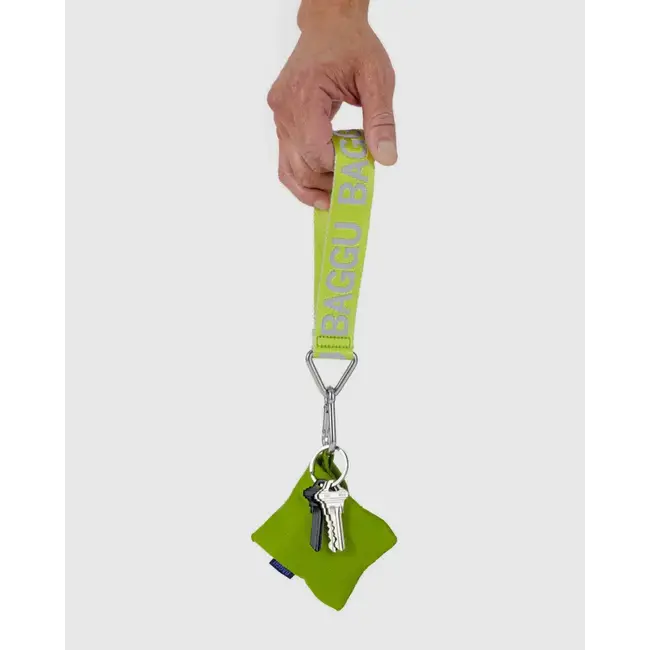 Baggu Logo Keychain-Citron