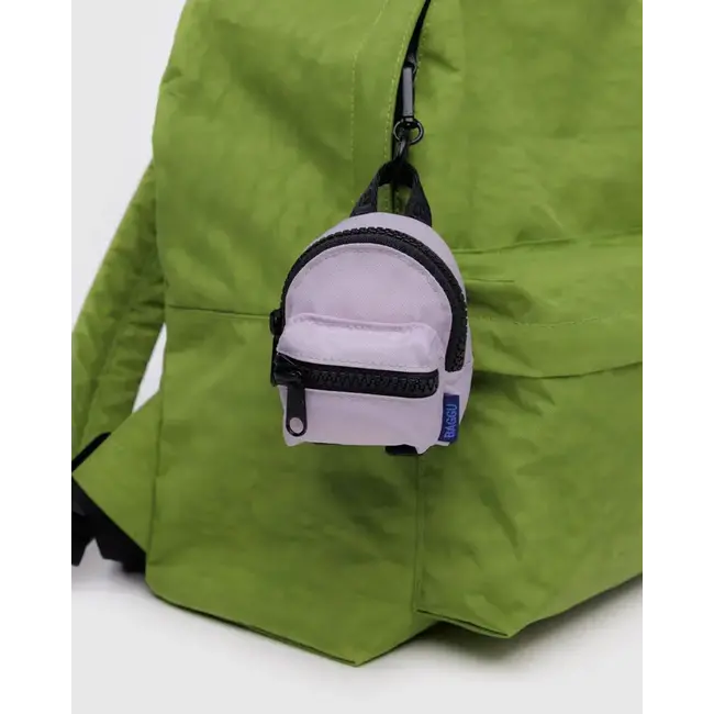 Baggu Backpack Charm- Dusty Pink