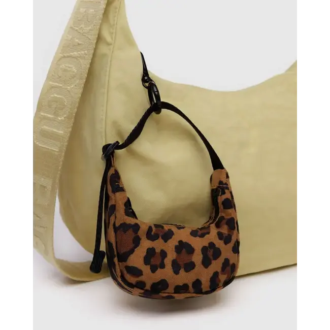Baggu Crescent Bag Charm-Leopard