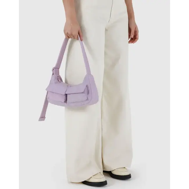 Baggu Cargo Shoulder Bag- Dusty Pink