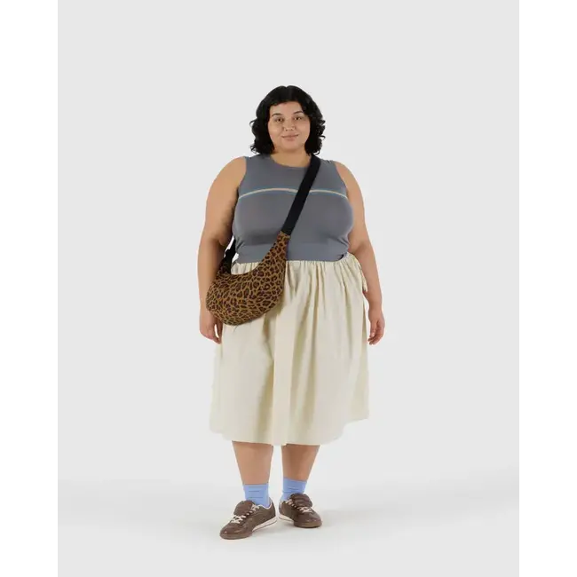 Baggu Medium Nylon Crescent Bag - Leopard