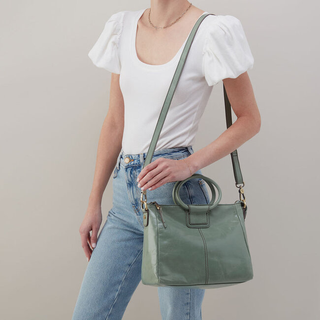 Hobo Sheila Medium Satchel- Jade