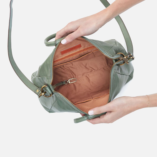 Hobo Sheila Medium Satchel- Jade