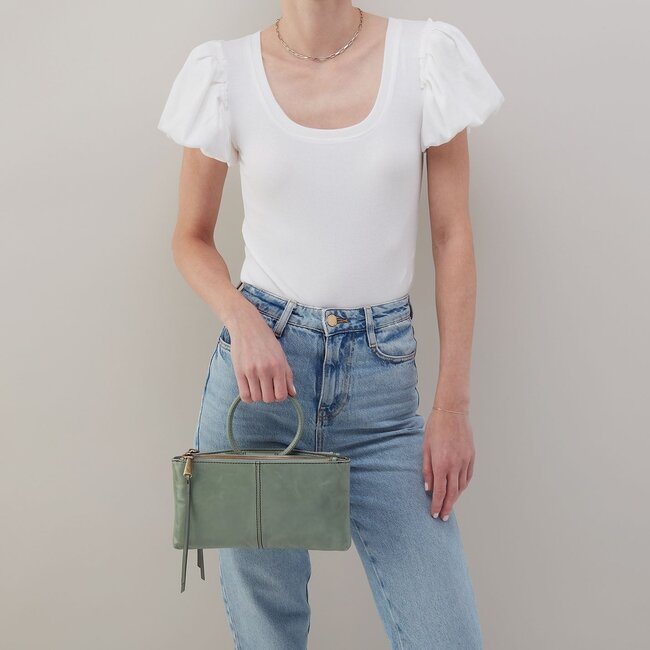 Hobo Sable Crossbody- Jade