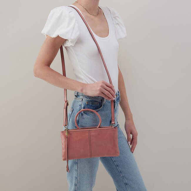 Hobo Sable Crossbody- Rose